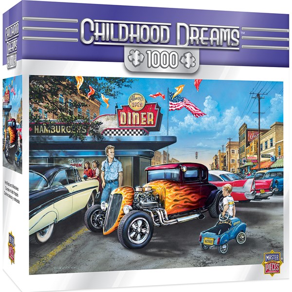 MasterPieces (71811) - "Hot Rods and Milkshakes" - 1000 brikker puslespil