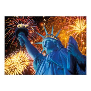 Dino (54123) - "Statue of Liberty" - 1000 brikker puslespil