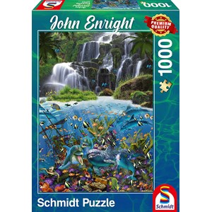 Schmidt Spiele (59684) - John Enright: "Waterfall" - 1000 brikker puslespil