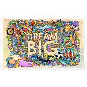 Pintoo (h1671) - "Dream Big" - 1000 brikker puslespil