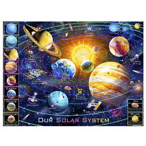 Pintoo (h2133) - Adrian Chesterman: "Solar System" - 1200 brikker puslespil