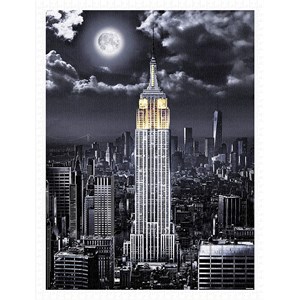 Pintoo (h2120) - Darren Mundy: "Empire State Building" - 1200 brikker puslespil