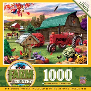 MasterPieces (72020) - "Harvest Ranch" - 1000 brikker puslespil