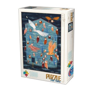 D-Toys (75970) - "Owl Tales" - 1000 brikker puslespil