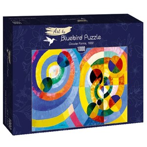 Bluebird Puzzle (60081) - Robert Delaunay: "Circular Forms, 1930" - 1000 brikker puslespil