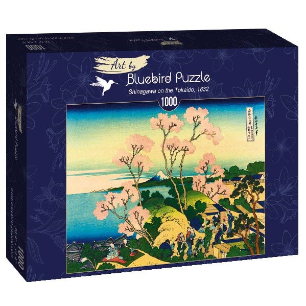 Bluebird Puzzle (60093) - Hokusai: "Shinagawa on the Tokaido, 1832" - 1000 brikker puslespil