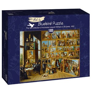 Bluebird Puzzle (60054) - David Teniers the Younger: "The Art Collection of Archduke Leopold Wilhelm in Brussels, 1652" - 1000 brikker puslespil