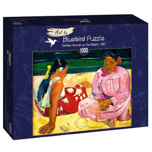 Bluebird Puzzle (60076) - Paul Gauguin: "Tahitian Women on the Beach, 1891" - 1000 brikker puslespil