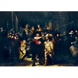 Bluebird Puzzle (60078) - Rembrandt: "The Night Watch, 1642" - 1000 brikker puslespil