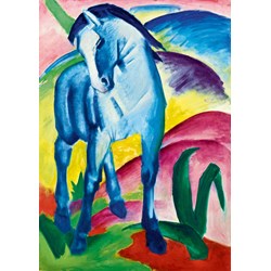 Bluebird Puzzle (60069) - Franz Marc: "Blue Horse I, 1911" - 1000 brikker puslespil