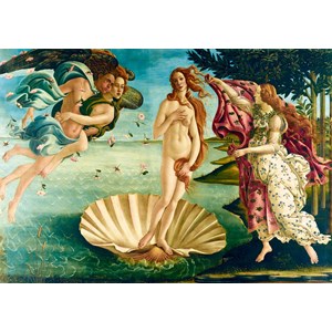 Bluebird Puzzle (60055) - Sandro Botticelli: "The birth of Venus, 1485" - 1000 brikker puslespil