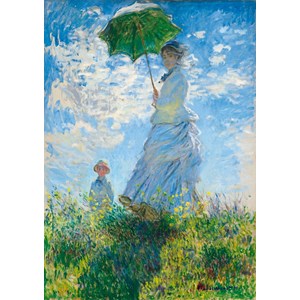 Bluebird Puzzle (60039) - Claude Monet: "Woman with a Parasol, Madame Monet and Her Son" - 1000 brikker puslespil