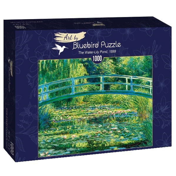 Bluebird Puzzle (60043) - Claude Monet: "The Water-Lily Pond, 1899" - 1000 brikker puslespil