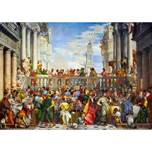 Bluebird Puzzle (60011) - Paolo Veronese: "The Wedding at Cana, 1563" - 1000 brikker puslespil