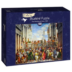Bluebird Puzzle (60011) - Paolo Veronese: "The Wedding at Cana, 1563" - 1000 brikker puslespil
