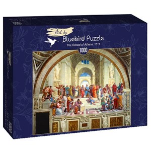 Bluebird Puzzle (60013) - Raphael: "The School of Athens, 1511" - 1000 brikker puslespil