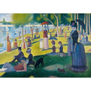 Bluebird Puzzle (60086) - Georges Seurat: "A Sunday Afternoon on the Island of La Grande Jatte, 1886" - 1000 brikker puslespil