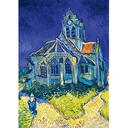 Bluebird Puzzle (60089) - Vincent van Gogh: "The Church in Auvers-sur-Oise, 1890" - 1000 brikker puslespil