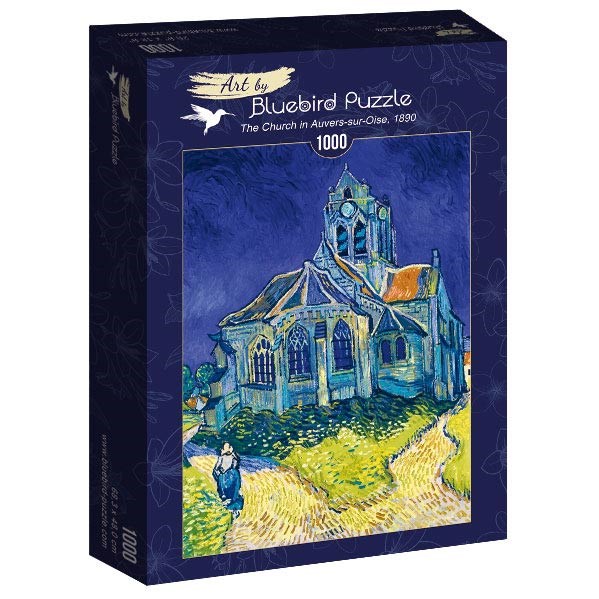Bluebird Puzzle (60089) - Vincent van Gogh: "The Church in Auvers-sur-Oise, 1890" - 1000 brikker puslespil