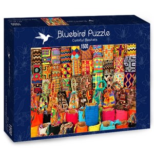 Bluebird Puzzle (70223) - "Colorful Baskets" - 1500 brikker puslespil