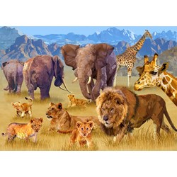 Bluebird Puzzle (70419) - François Ruyer: "Savannah Animals" - 1500 brikker puslespil