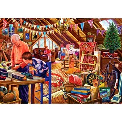 Bluebird Puzzle (70433) - Steve Crisp: "Attic Playtime" - 1500 brikker puslespil