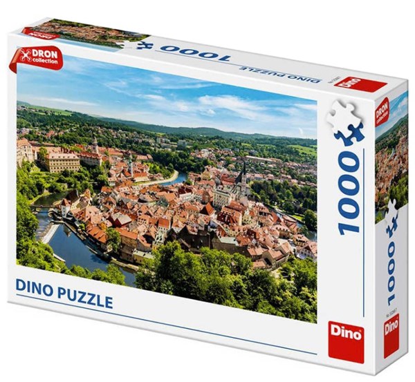 Dino (53268) - "Cesky Krumlov, Czech Republic" - 1000 brikker puslespil