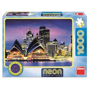 Dino (54130) - "Sydney Opera" - 1000 brikker puslespil