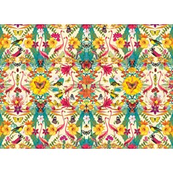 MasterPieces (72007) - "Flamingos" - 1000 brikker puslespil