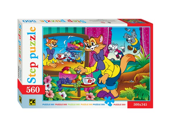 Step Puzzle (78034) - "Leopold the Cat" - 560 brikker puslespil