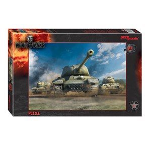 Step Puzzle (97027) - "World of Tanks" - 560 brikker puslespil