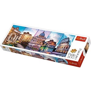 Trefl (29505) - "Collage, Rome" - 500 brikker puslespil