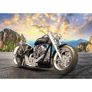 Trefl (37384) - "Black Motorcycle" - 500 brikker puslespil