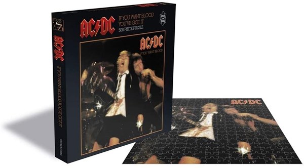 Zee Puzzle (25756) - "AC/DC, If You Want Blood" - 500 brikker puslespil