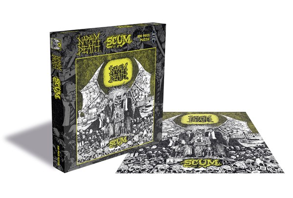 Zee Puzzle (26707) - "Napalm Death, Scum" - 500 brikker puslespil