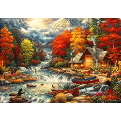 Bluebird Puzzle (70408) - Chuck Pinson: "Treasures of the Great Outdoors" - 1000 brikker puslespil