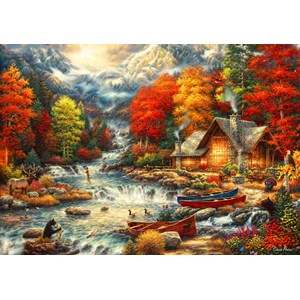 Bluebird Puzzle (70408) - Chuck Pinson: "Treasures of the Great Outdoors" - 1000 brikker puslespil