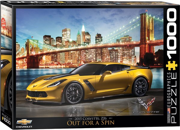 Eurographics (6000-0735) - "2015 Chevrolet Corvette Z06" - 1000 brikker puslespil