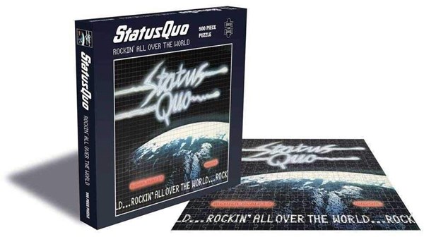Zee Puzzle (25509) - "Status Quo, Rockin All Over The World" - 500 brikker puslespil