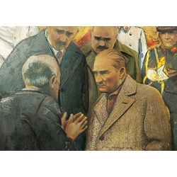 Art Puzzle (4589) - "Atatürk and Earthquake" - 1000 brikker puslespil