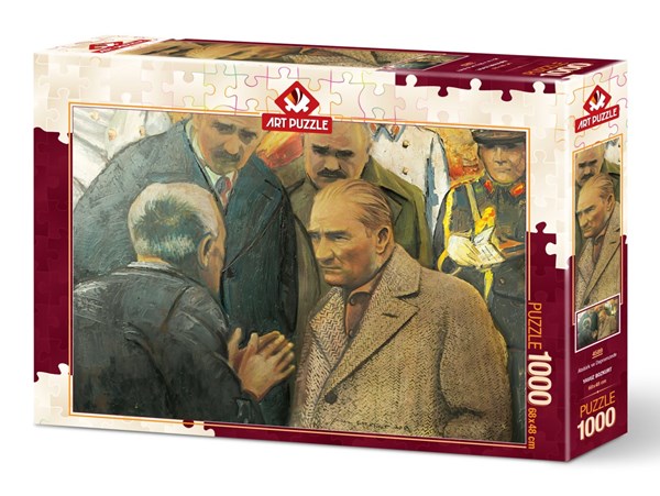 Art Puzzle (4589) - "Atatürk and Earthquake" - 1000 brikker puslespil