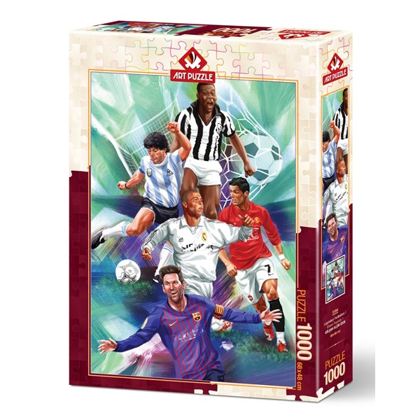 Art Puzzle (5194) - "Legendary Footballers" - 1000 brikker puslespil