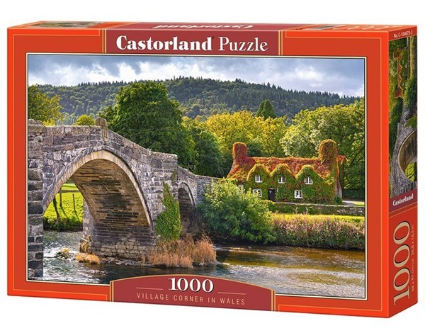 Castorland (C-104673) - "Village Corne in Wales" - 1000 brikker puslespil