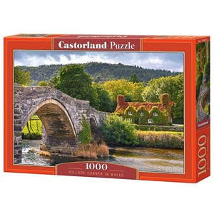 Castorland (C-104673) - "Village Corne in Wales" - 1000 brikker puslespil