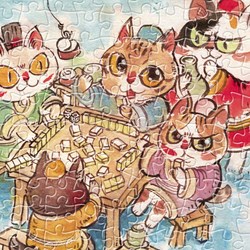 Pintoo (h2112) - Pao Mian: "The Leisure Life of the Cats" - 300 brikker puslespil