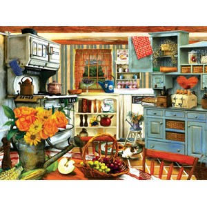 SunsOut (28851) - Tom Wood: "Grandma's Country Kitchen" - 1000 brikker puslespil