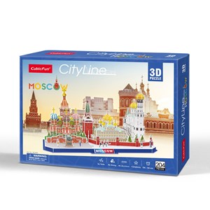 Cubic Fun (mc266h) - "Cityline, Moscow" - 204 brikker puslespil