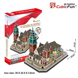 Cubic Fun (mc226h) - "Wawel Cathedral" - 101 brikker puslespil