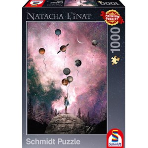 Schmidt Spiele (59903) - Natacha Einat: "Planet Longing" - 1000 brikker puslespil