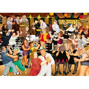 Schmidt Spiele (59686) - Beryl Cook: "Party Night" - 1000 brikker puslespil